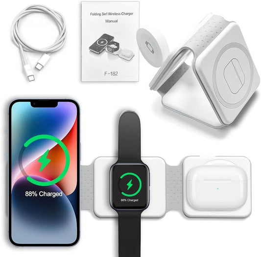 3 in 1 foldable wireless charger