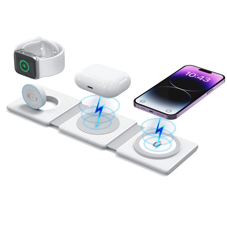 3 in 1 foldable wireless charger