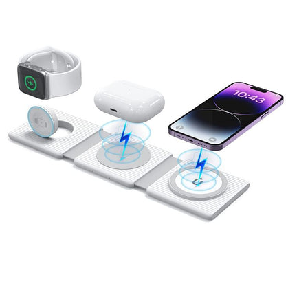 3 in 1 foldable wireless charger